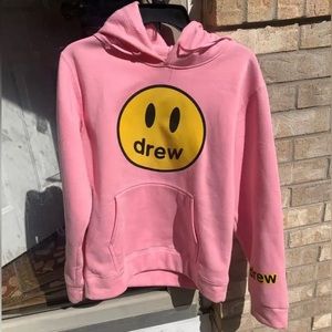 Pink “Drew” Graphic Hoodie